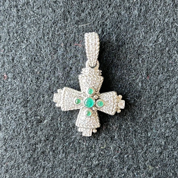 Judith Ripka Maltese Cross Pendant - Picture 1 of 2